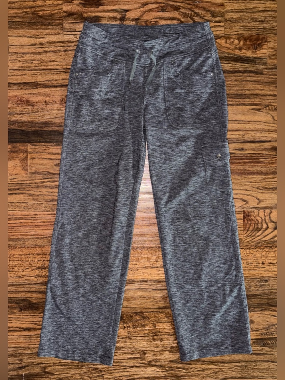 Kuhl Born in the Mountains women’s leggings pull on pants dark heather gray, 6